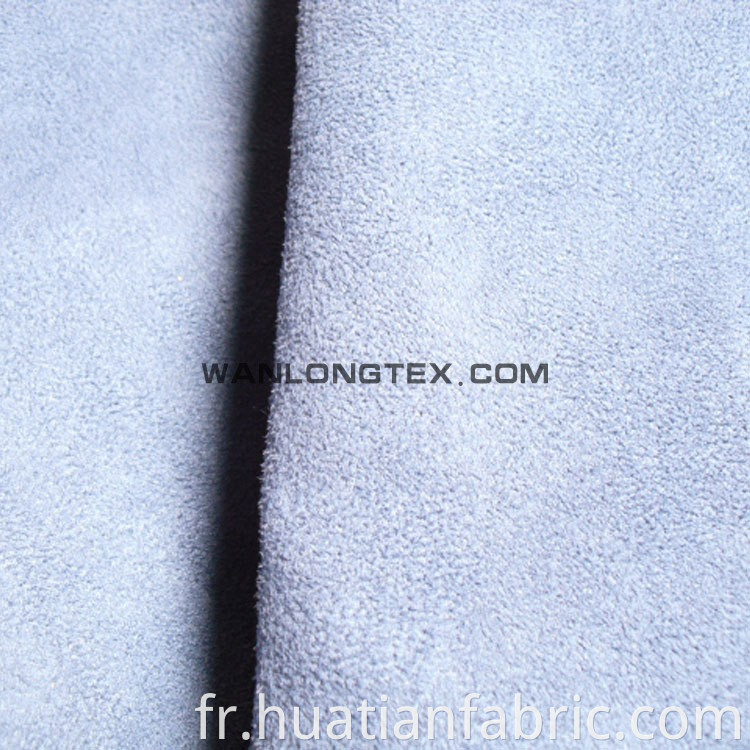 Tissu à 100% en faux daim de polyester pour canapé
